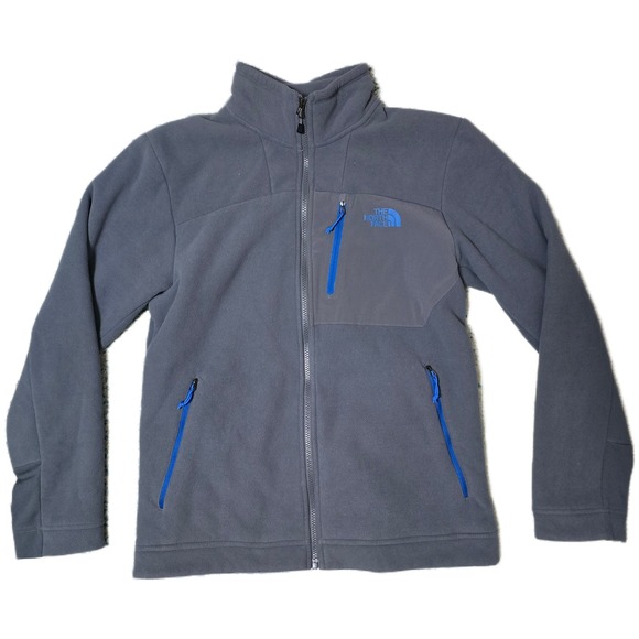 The North Face Jackets & Blazers - The North Face Mens Gray Fleece Jacket Full Zip Outdoor‎ Coat M/M Medium (K)